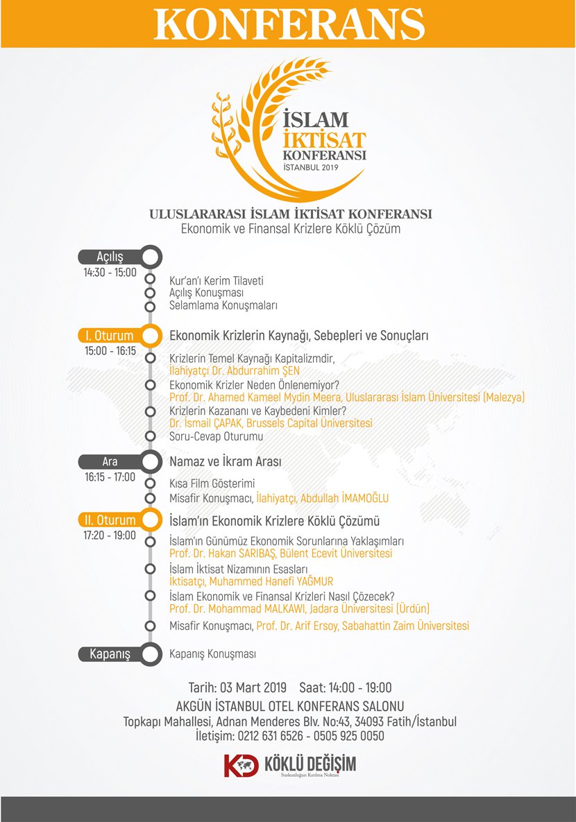 islam iktisat konferansi 2019 Program